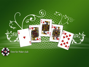 Black Poker Cards Wallpaper...