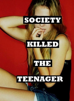Tumblr Society Killed the Teenager