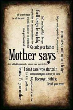... vintage Mother-Child pics and embellish with this classic 'Mom-isms