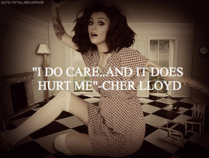 Cher Lloyd Quote. by vanetoxicxx