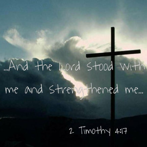 The Lord is my strength!!!!