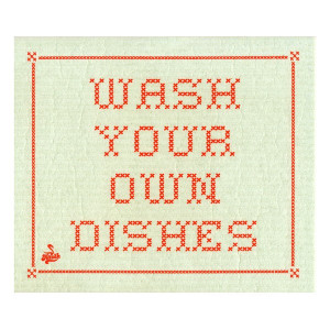 Home gt Categorie n gt Keuken gt vaatdoekje 39 Wash your own dishes 39