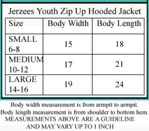 jerzees_youth_zip_up_hooded_hoodie_sweatshirt_jacket_measurement_chart ...