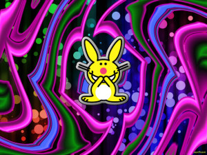 Happy Bunny Wallpaper