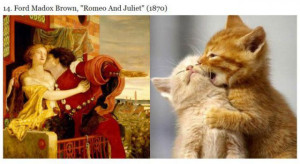 Funny Cats Imitate Famous Paintings (21 pics)