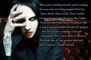 Marilyn Manson Quote Bowling For Columbine Wallpapers