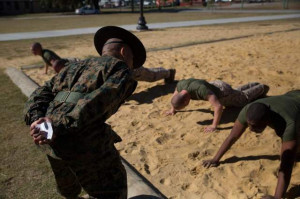 ... training session. (Lance Cpl. MaryAnn Hill/Marine Corps Recruit Depot