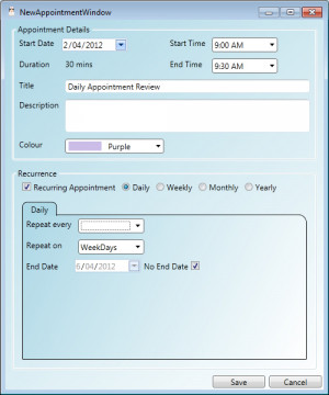 Drag Drop Appointments Our