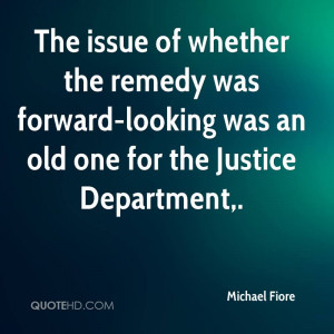 The issue of whether the remedy was forward-looking was an old one for ...