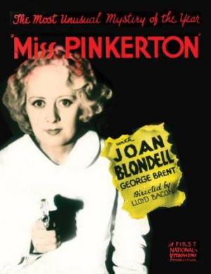 ... pinkerton names joan blondell joan blondell in miss pinkerton 1932