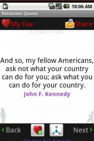 View bigger - Patriotism Quotes ! for Android screenshot