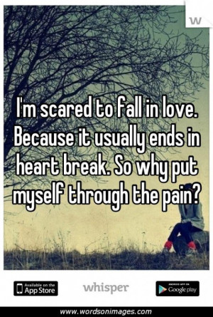 Scared to love quotes