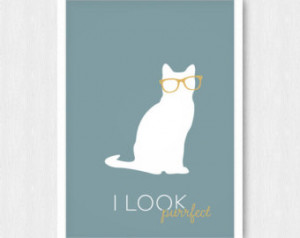 Cat Quotes on Fabric 