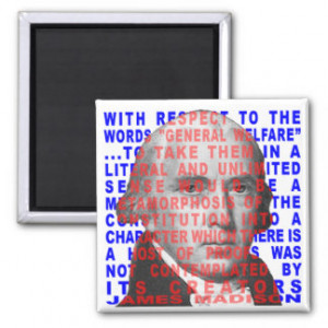 james madison quote magnet $ 4 10