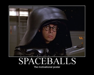 ... with Spaceballs the CD, Spaceballs the armchair and Spaceballs the PC