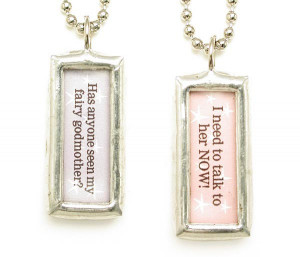 Has anyone seen my fairy godmother? Necklace ~ Anne Garrison