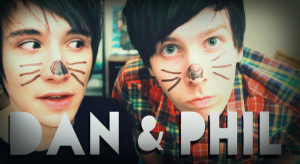 Dan and Phil - Whiskers Wallpaper by Petra1999