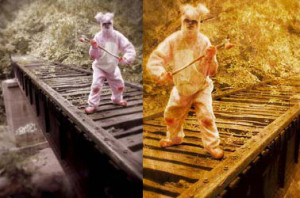 One such story involving bridges and train tracks is the “Bunnyman ...