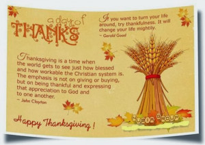 Best Thanksgiving Poems And Quotes