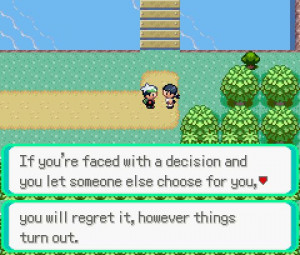 Inspirational Pokemon game quote