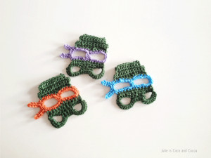 Teenage Mutant Ninja Turtles Crochet Scarf