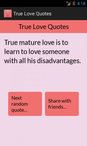 True Love Quotes - screenshot