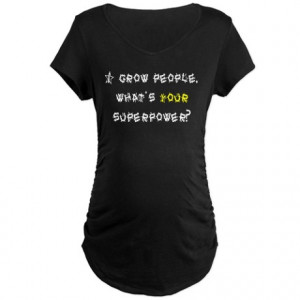 Superhero Mom Maternity Dark T-Shirt