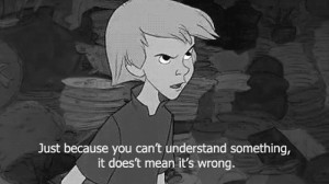 black and white, boy, cartoon quotes, cool, disney, disney quotes ...