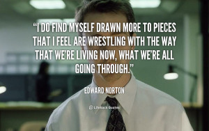 do find myself drawn more to pieces that I feel are wrestling with ...