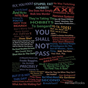 The Lord Of The Rings Quotes by AllTheRooks on RedBubble