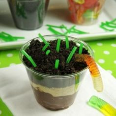 Soil Property Pudding Cups..TOO cute to end the soil lesson next week ...