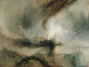 JMW Turner, Snow Storm - Steam-Boat off a Harbour's Mouth (1842 ...
