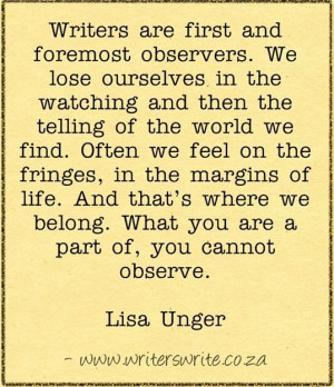 Quotable - Lisa Unger - Writers Write Creative Blog