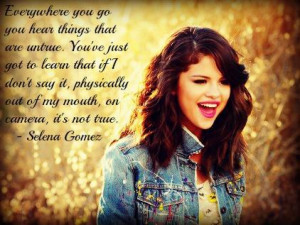 ... for this image include: gomez, quote, sel, selena and selena gomez