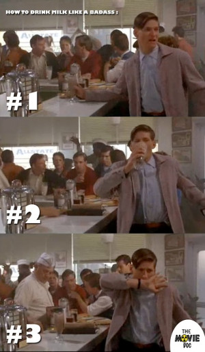 How to drink milk chocolate milk like a badass.