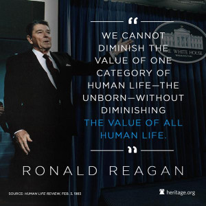 We cannot diminish the value of human life RWR