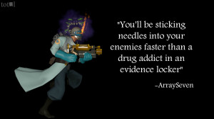 Array's Blutsauger Quote by totallytotal