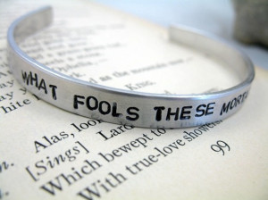Shakespeare cuff.