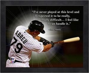 ... Abreu Chicago White Sox MLB Pro Quotes Photo (Size: 12