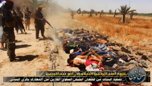 ISIS Execute Iraq Police and Soldiers in Open Field – War Crime