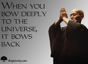 Bow Deeply – Morihei Ueshiba Quote eCard