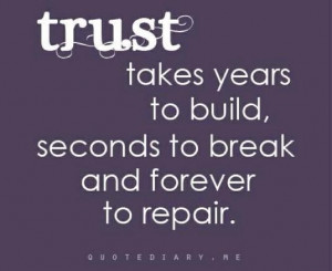 Quote Trust Takes Years to Build