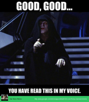 Star Wars Palpatine Quotes