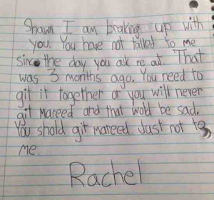 The 8 Funniest Kid Break Up Letters. They Really Have A Way With Words ...