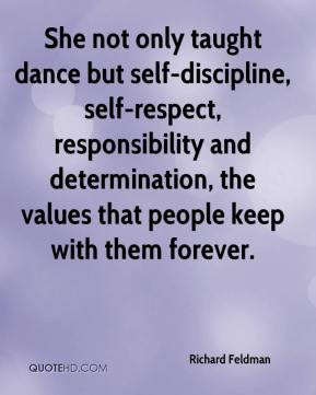Richard Feldman - She not only taught dance but self-discipline, self ...