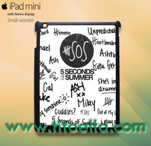 5sos Collage Quotes Case Back Cover