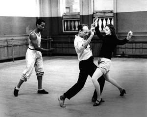Arthur Mitchell, George Balanchine, and Suzanne Farrell
