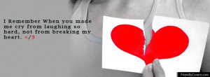 Breaking My Heart Facebook Cover