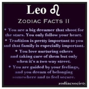 Leo Zodiac Facts II | Alecia