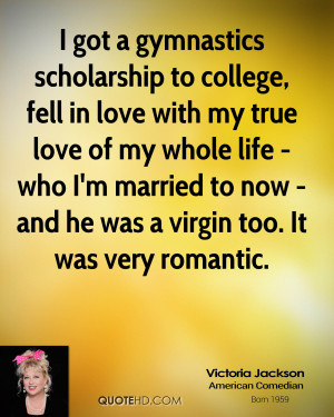 got a gymnastics scholarship to college fell in love with my true ...
